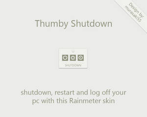 Thumby Shutdown Rainmeter