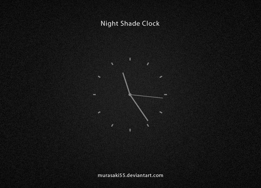 Night Shade Clock