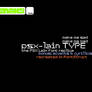 psx-lain TYPE (PSX Lain font recreation)