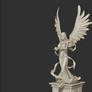 Angel Statue - Turntable -