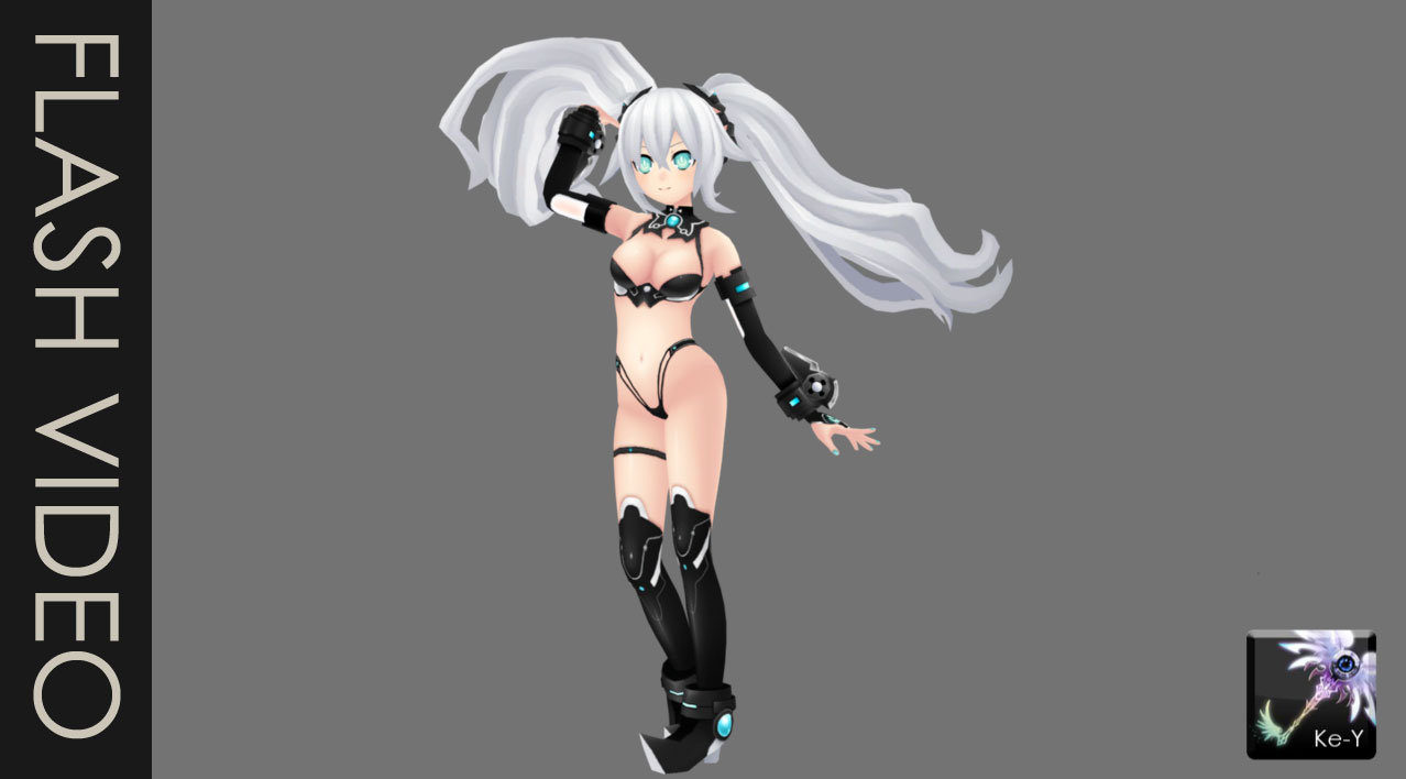 HDNV - Black Heart - Fourth Battle Suit Sexified