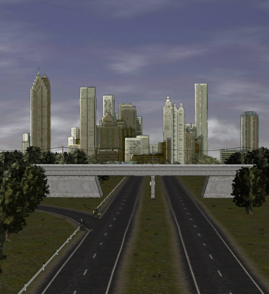 Atlanta Highway - The Walking Dead (XPS) by SteveCowlishaw on