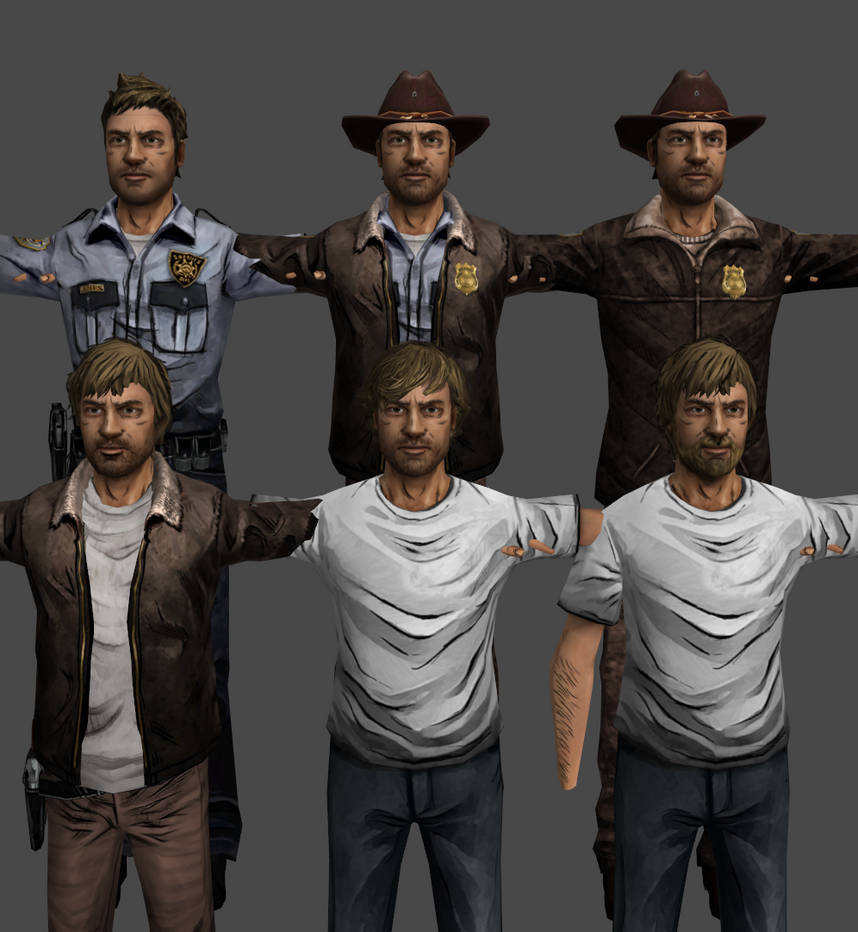 Rick Grimes mod The Walking Dead (XPS) by AKandrov on DeviantArt