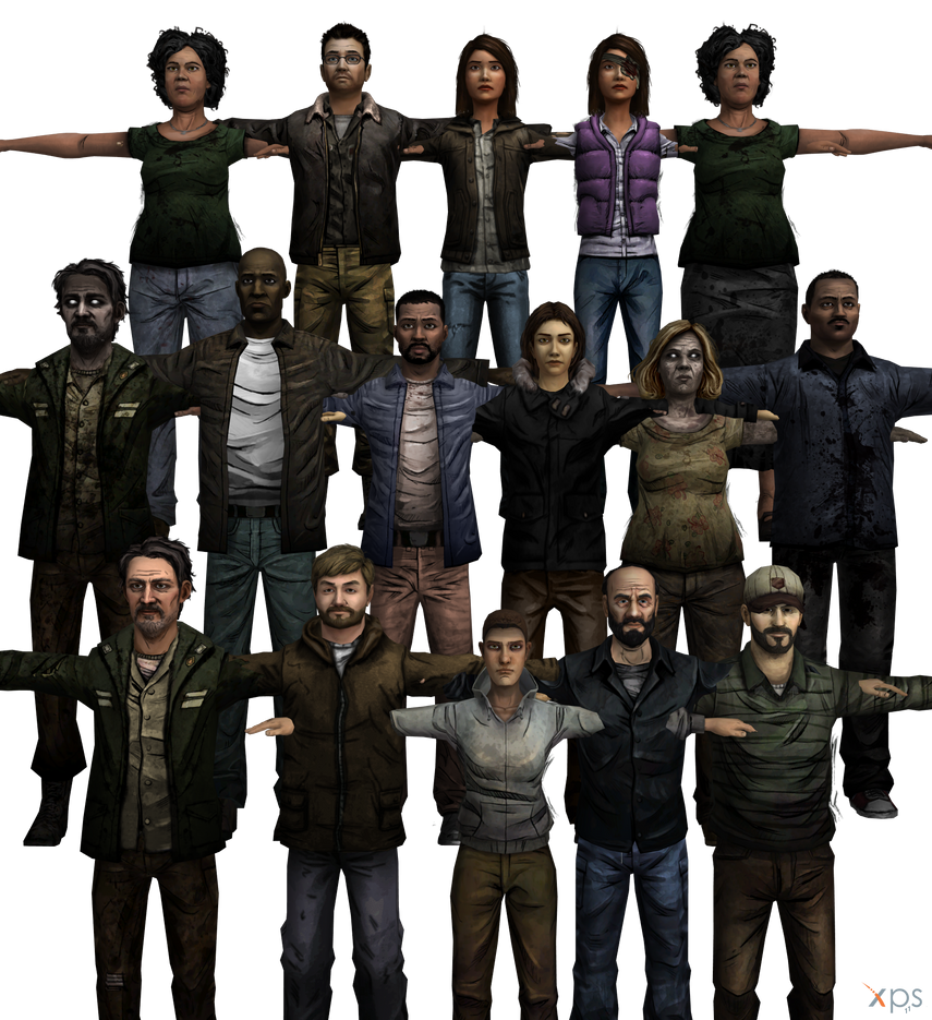 Customs - TWD Season 1 stuff (XPS) by SteveCowlishaw on DeviantArt