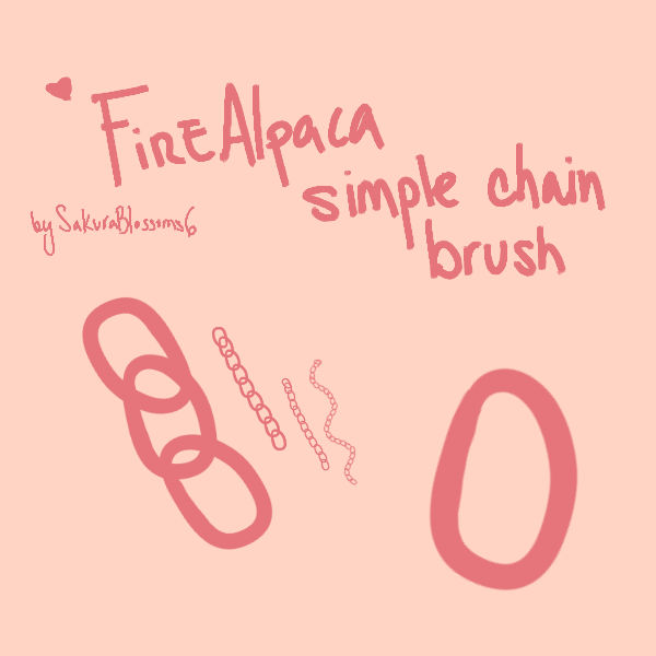 Simple Chain Brush Firealpaca MediBang F2U by SakuraBlossoms6 on