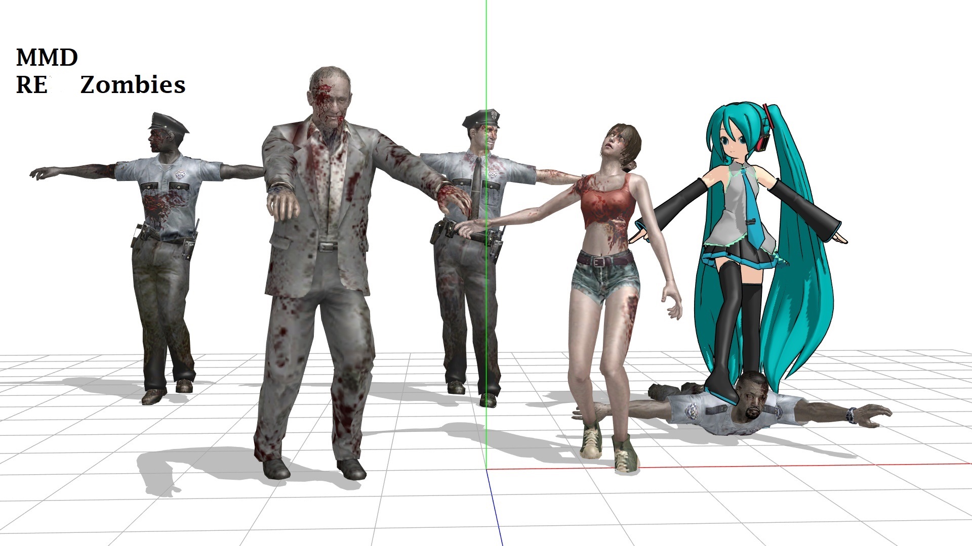 (mmd)RE Zombies by Leberx44qa on DeviantArt