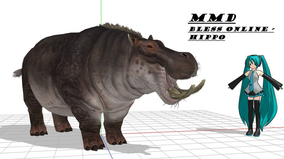 (MMD) Bless Online - Hippo by Leberx44qa on DeviantArt