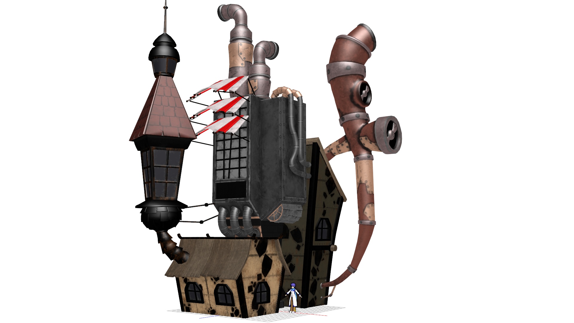 (MMD)Steampunk-House2 by Leberx44qa on DeviantArt