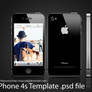 Free iPhone 4s Template .psd file