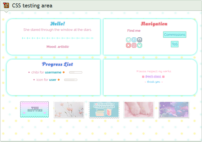 Custom Box Pastelove Css By Uszatyarbuz On Deviantart