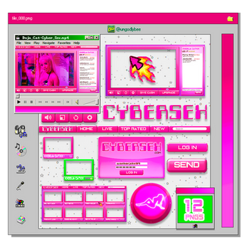 MV Set PNGs [Doja Cat - Cyber S3x]