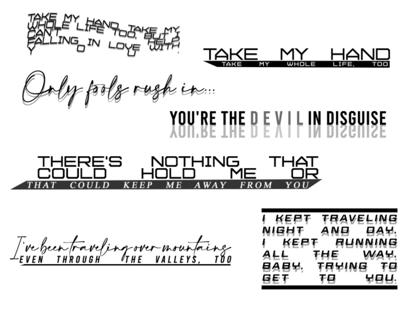 Elvis brush Lyrics by kinderSHIT on DeviantArt