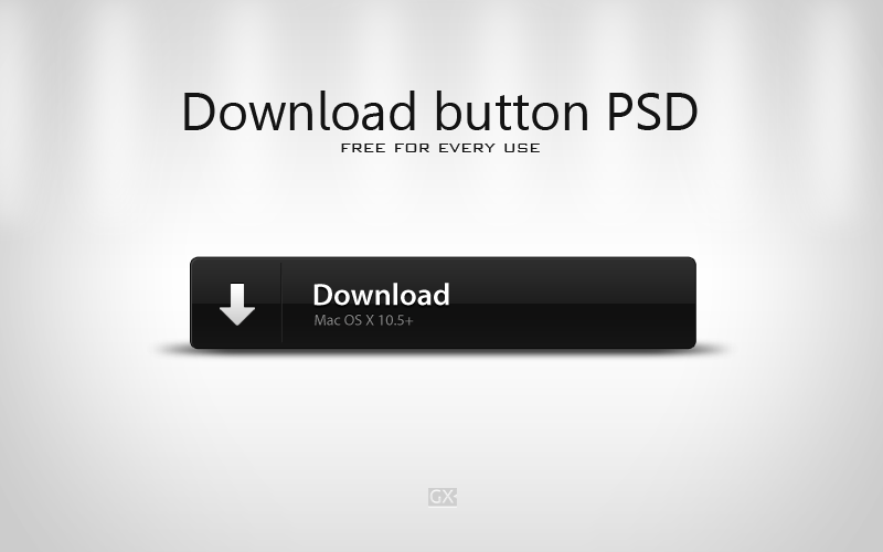 Free Download Button PSD