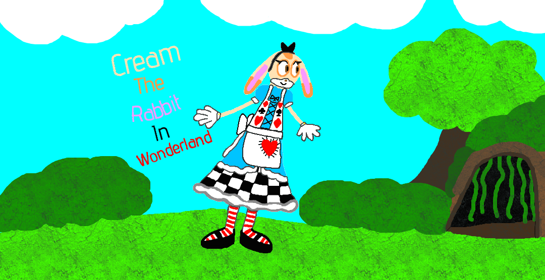 Cream The Rabbit In Wonderland By Sparkest25 On Deviantart