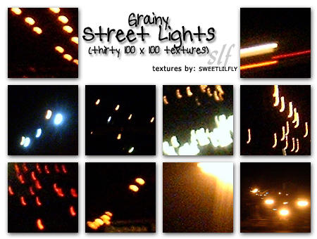 TEXTURES Grainy Street Lights