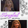 TANGLED psd coloring