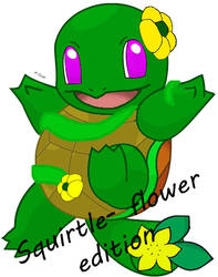 Squirtle- flower edition