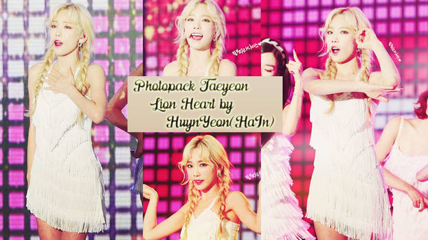 Photopack Taeyeon Lion Heart by HuynYeon(HaIn)