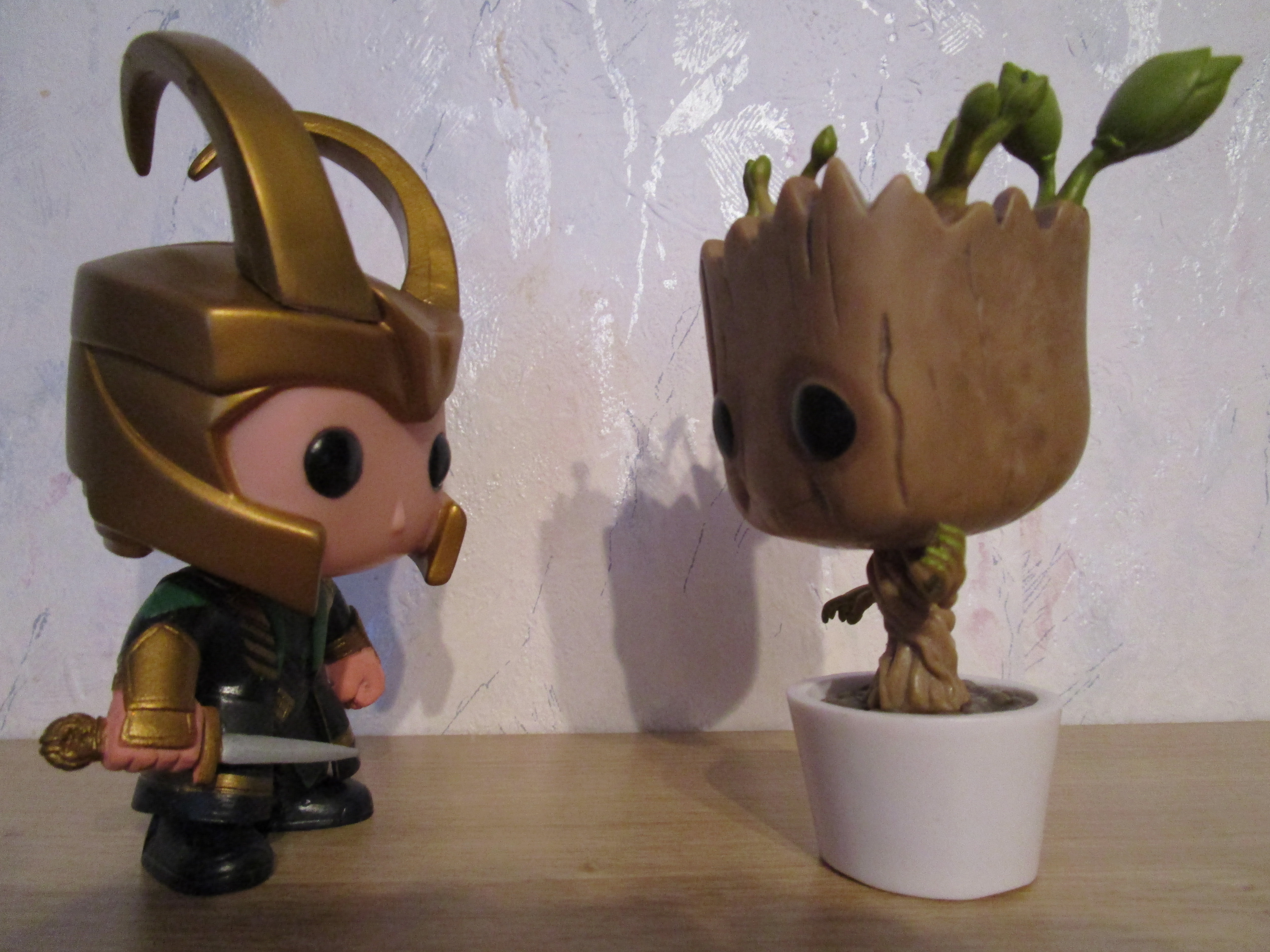 Funko Pop Nodding Battle Loki Vs Baby Groot By Dawildanger On Deviantart