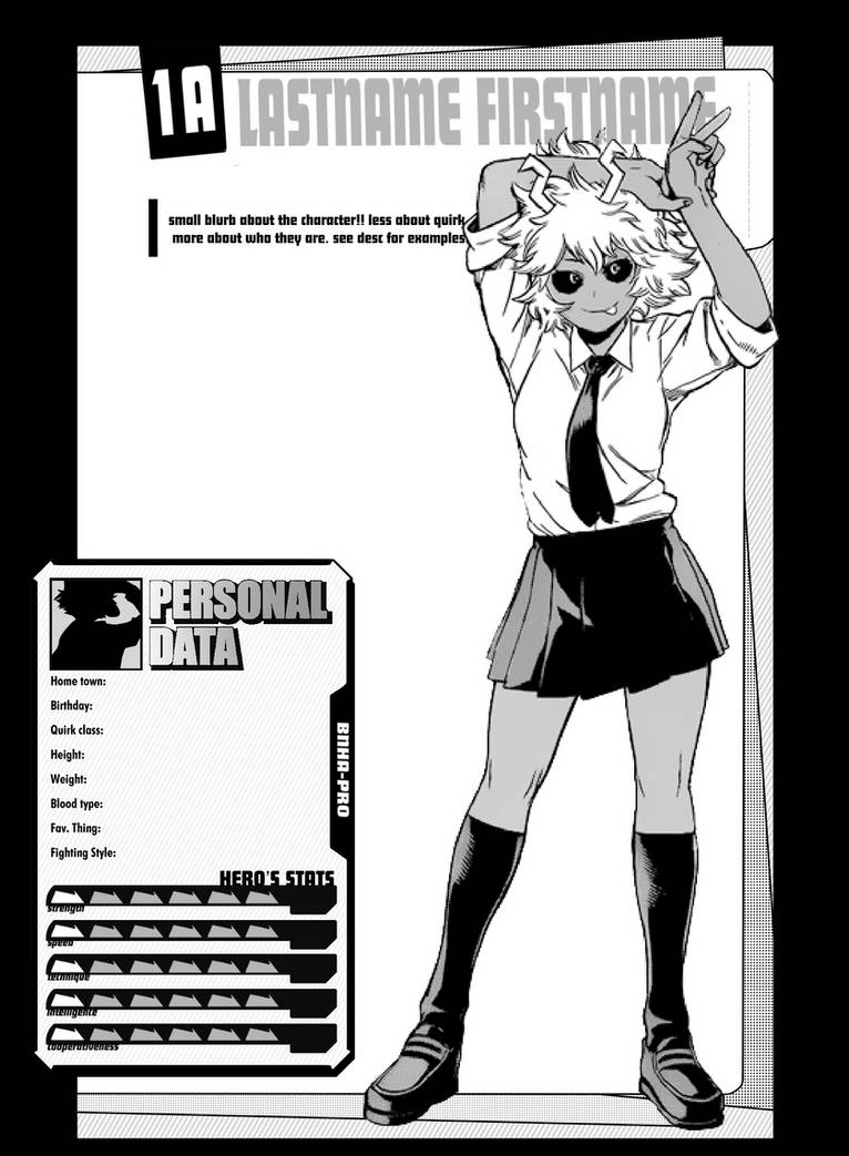 Bnha Pro Visual Application By Bnha Admin On Deviantart