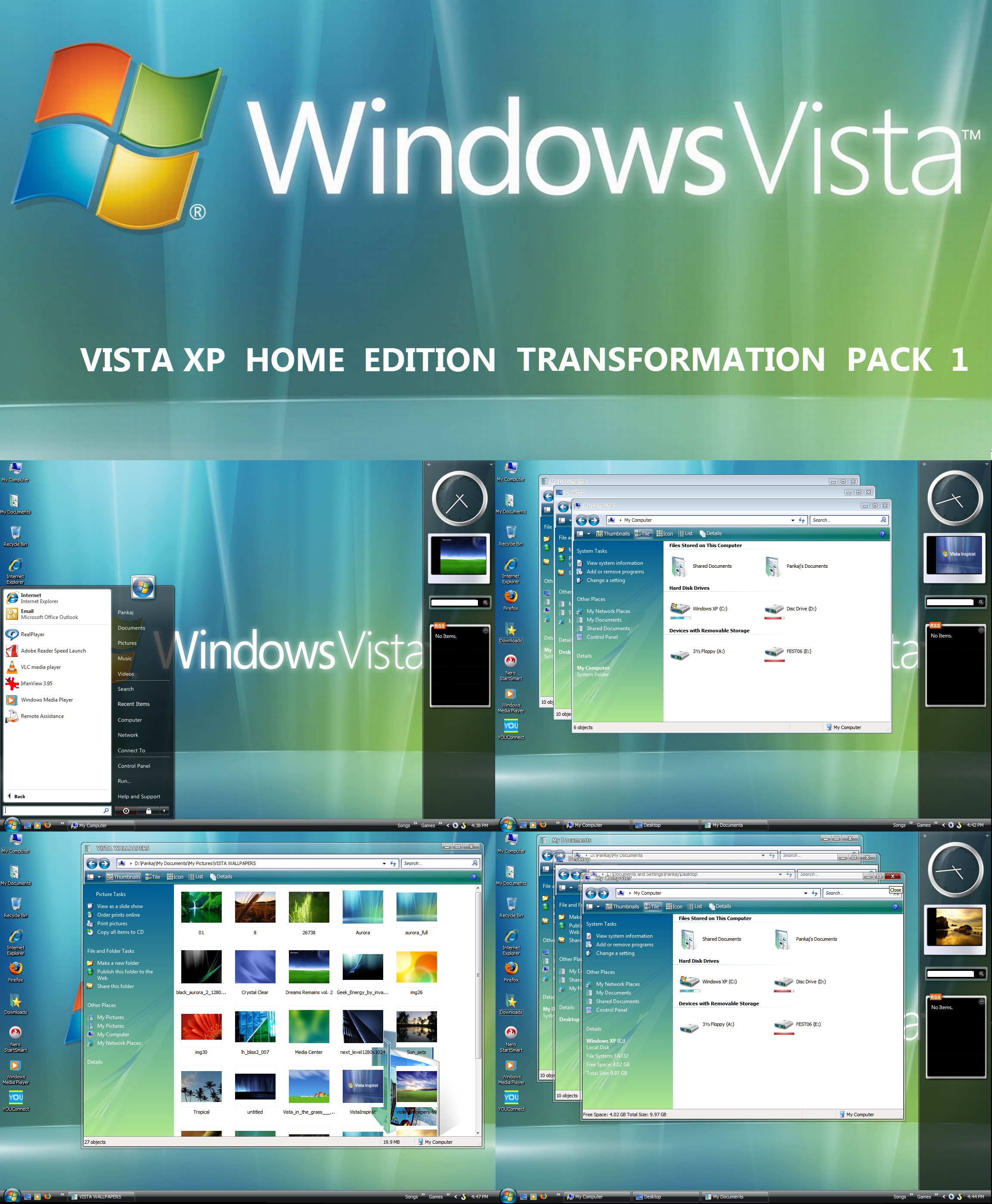 VISTA XP HOME EDITION PACK
