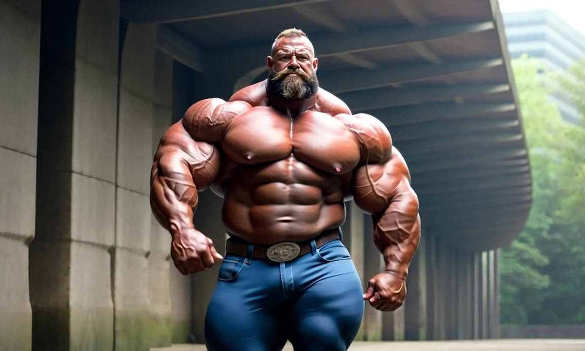 massive daddy walking by musclelover5668 on DeviantArt