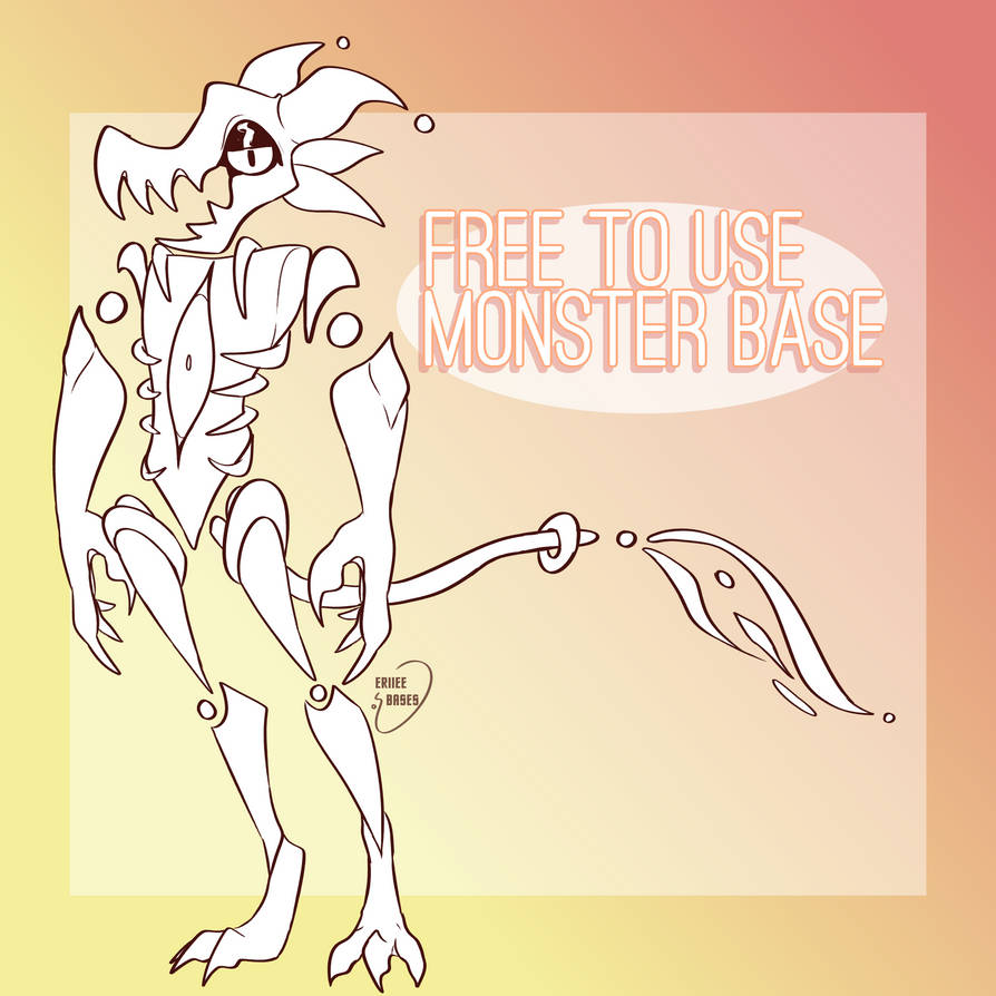 REMAKE! Monster Base [F2U] by EriieeBases on DeviantArt