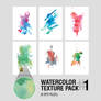 Watercolor Texture pack #1