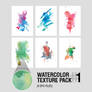 Watercolor Texture pack #1