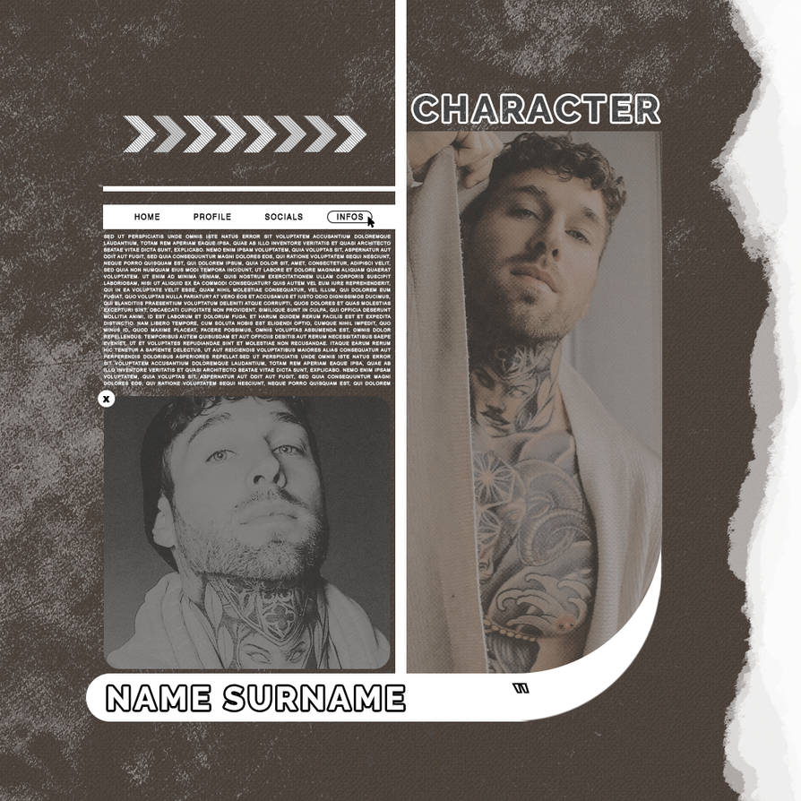 #2 character template by @daschree by kapheira on DeviantArt