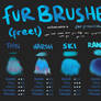 procreate fur brushes // free!