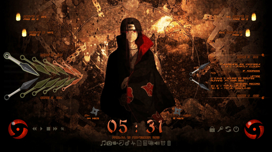 TÉLÉCHARGER THEME SHARINGAN PC