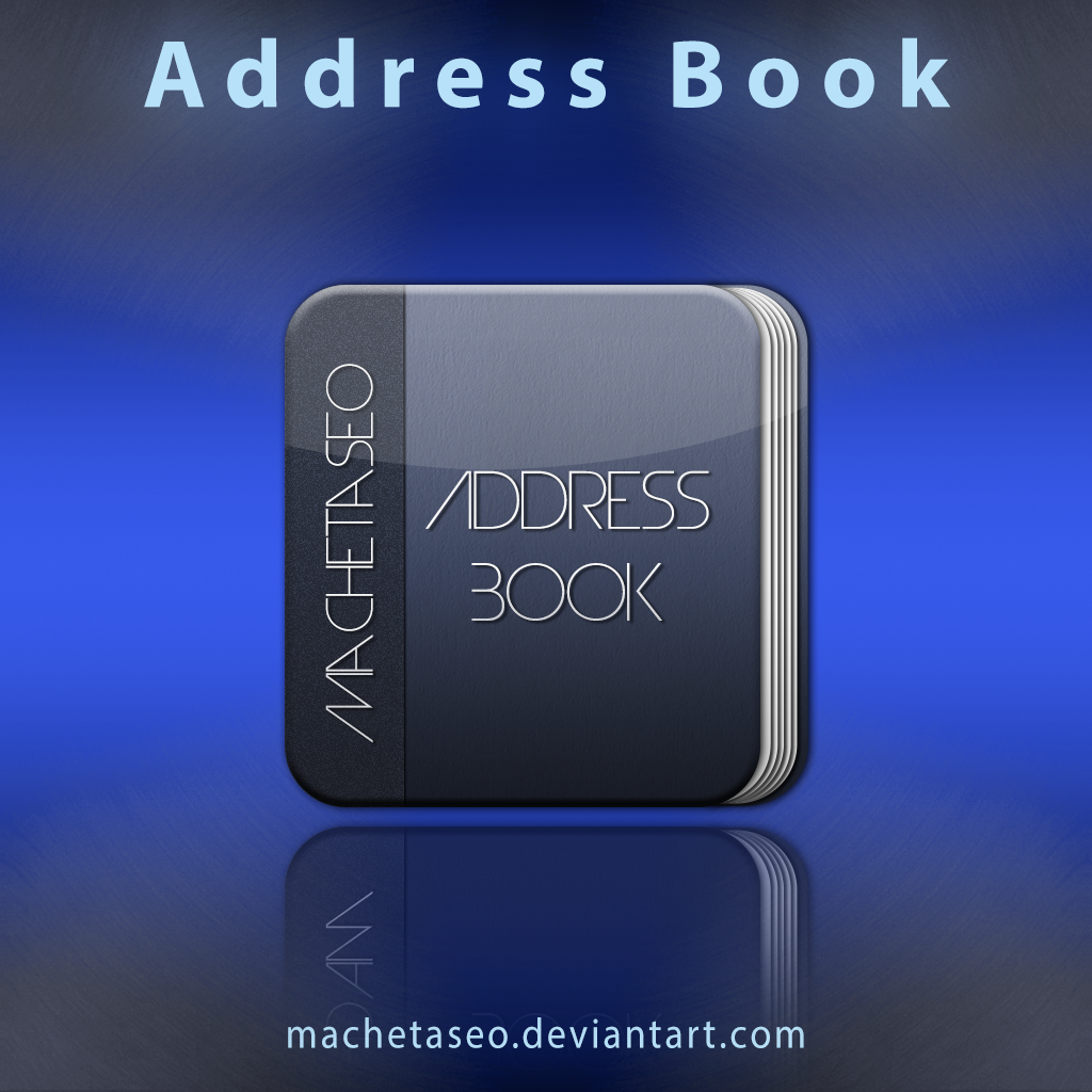 Address Book Freebie .PSD by machetaseo