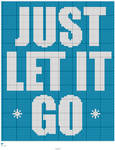 Crochet chart: Just let it go