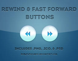 Rew and FFW Buttons by DollyTutoriales