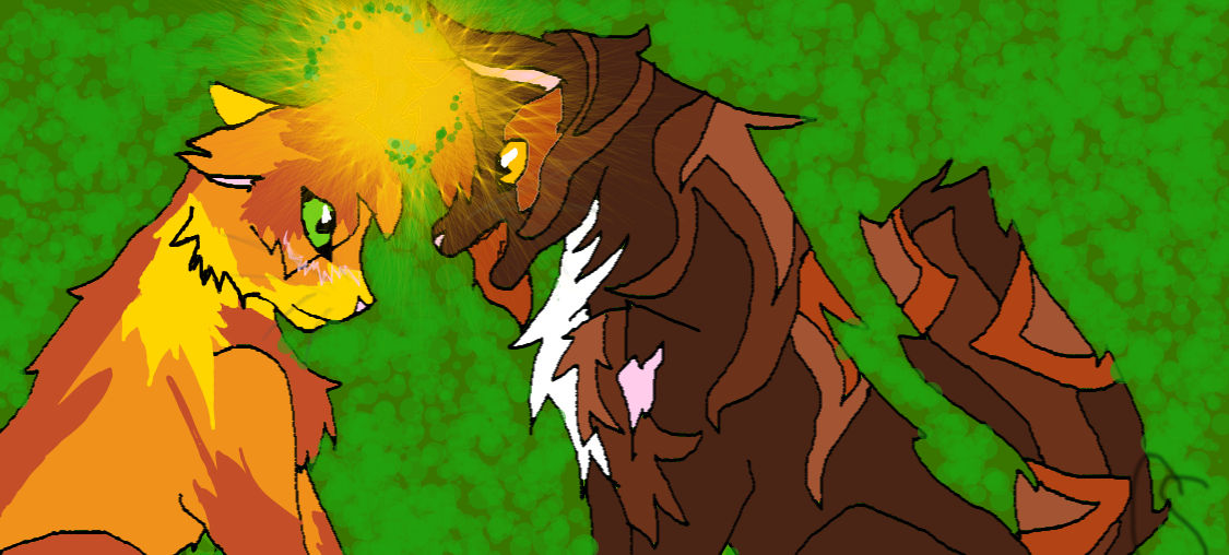 Squirrelflight and Brambleclaw by DoctorEmotional on DeviantArt