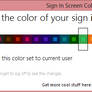 Sign In Screen Color Changer