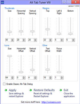 Alt Tab Tuner VIII