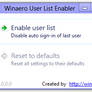 User List Enabler for Windows 8