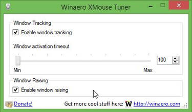Winaero XMouse Tuner
