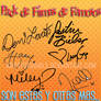 +Pack de Firmas de Famosos!