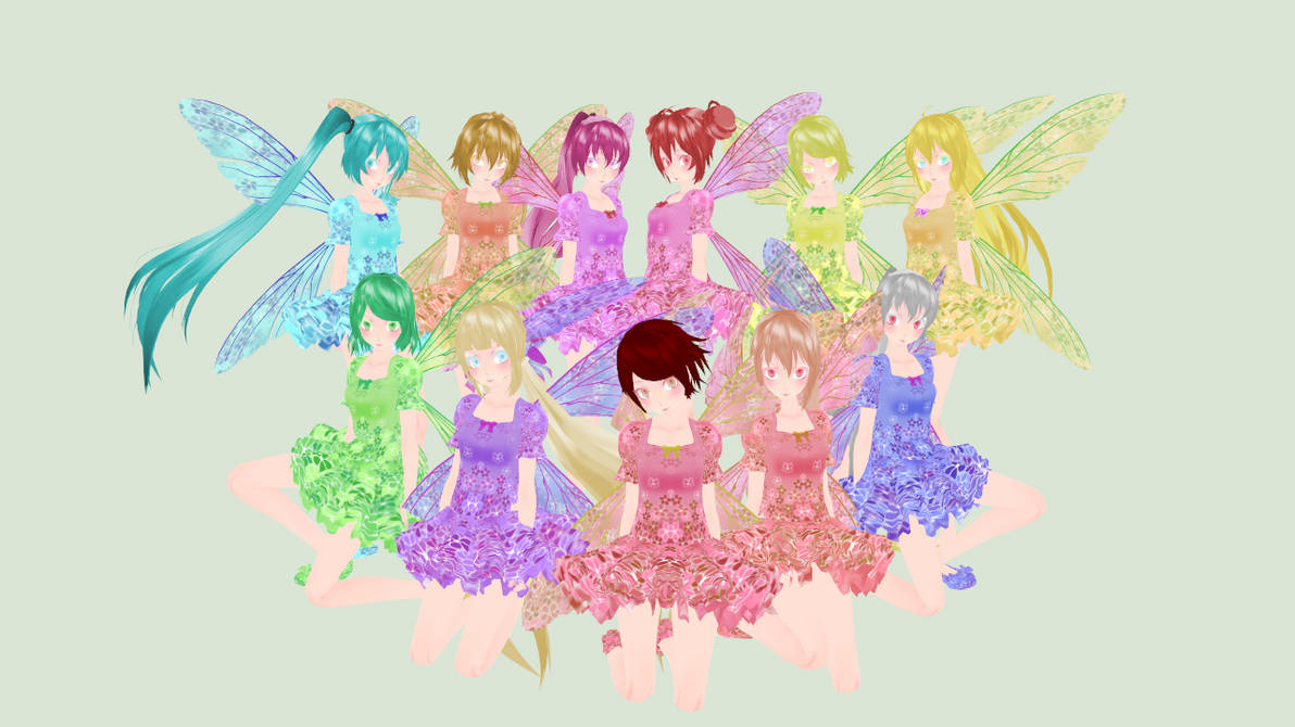 Tda ballerina fairies by csillagtim on DeviantArt