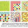 28 Polka Dotted Textures