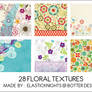 28 Floral Textures