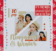 NINGNING AND WINTER [MERRYAESPA-MAS] #013 PNG PACK