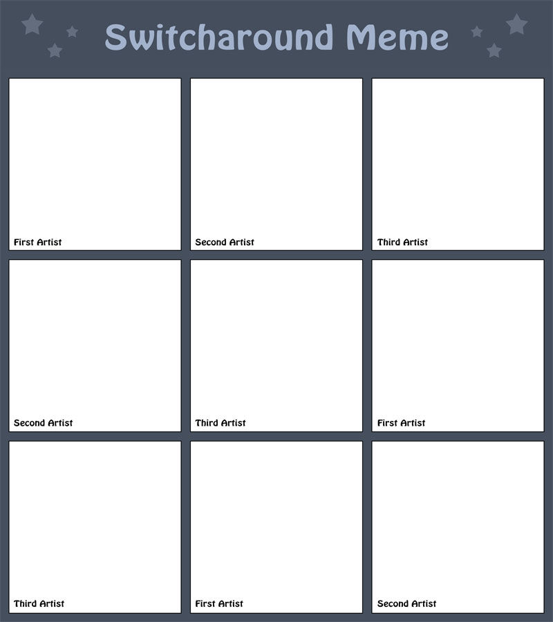 Word grid challenge. Арт ЧЕЛЛЕНДЖ шаблон. Switch around meme шаблон. Таблица рисунок. Саммари шаблон.
