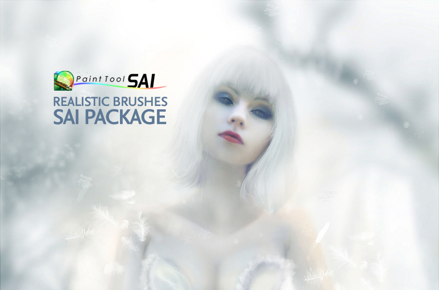 Realistic Brushes Paint Tool SAI Pack