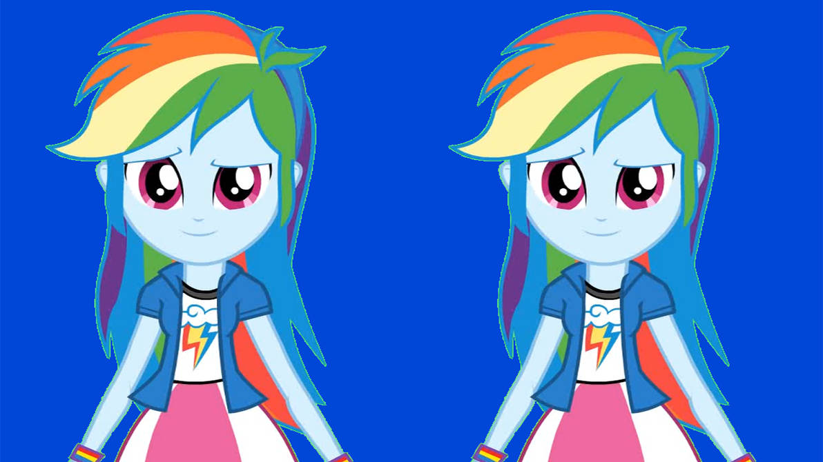Two Rainbows Dashs Speaking Unison by doublekids07 on DeviantArt