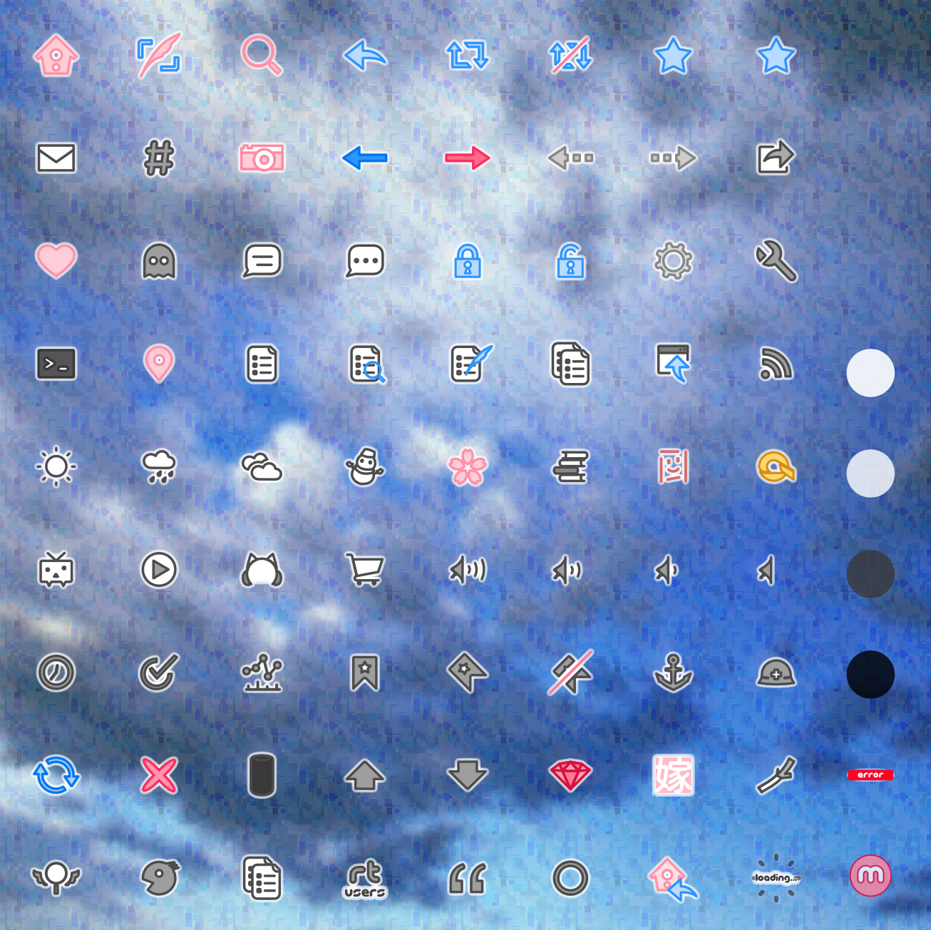 mikutter-icon-theme-miq 2