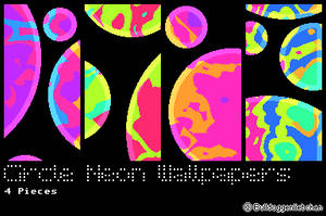 Circle Neon Wallpapers by Bulldoggenliebchen